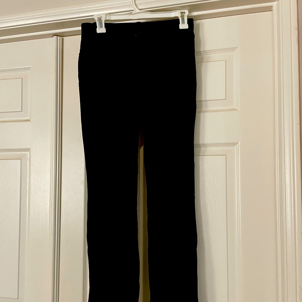 Comfy black office pants, long length